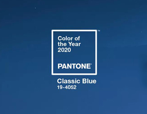 Pantone最新公布的2020年度色彩：經典藍